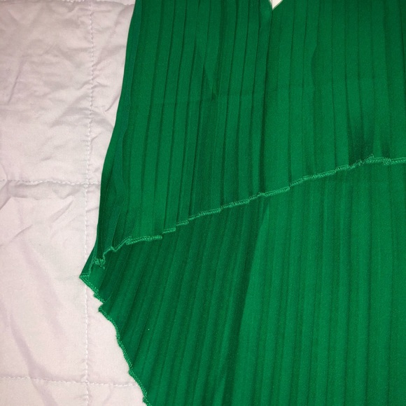 SugarLips Colorblock Pleated High Low skirt XS - Picture 2 of 6